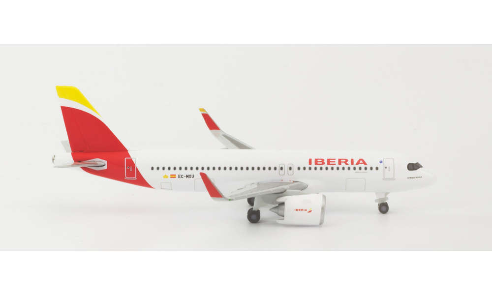 533027 Herpa Iberia A320neo EC-MXU 1:500 お取り寄せ Herpa 1:500 Iberia / イベリア航空 A320neo 亜鉛ダイキャスト製