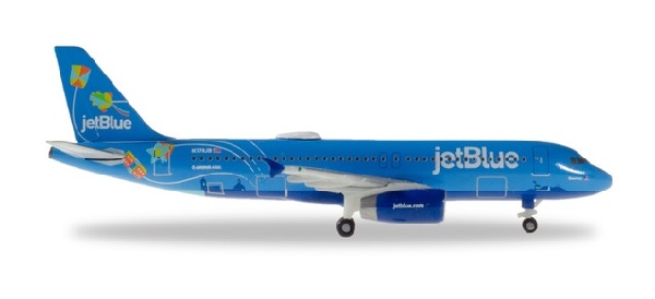 533096 Herpa JET BLUE / ジェットブルー航空 A320 Bluericua N779JB 1:500 完売しました。 Herpa 1:500 JET BLUE / ジェットブルー航空 A320 亜鉛ダイキャスト製