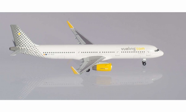 533218 Herpa Vueling / ブエリング航空 A321 EC-MLD Dont forget to smile 1:500 完売しました。 Herpa 1:500 VUELING / ブエリング航空 A321 亜鉛ダイキャスト製