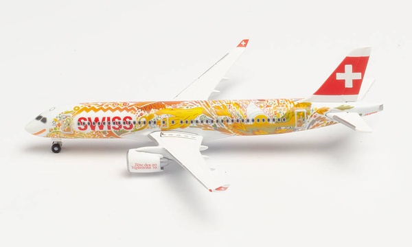 533584 Herpa SWISS / スイス航空 Fete des Vignerons A220-300 HB-JCA 1:500 完売しました。