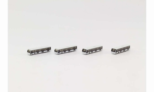 533706 Herpa 空港アクセサリー Airport Accessories バス4台セット 1:500 完売しました。
