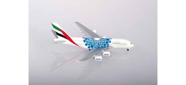 533713 Herpa Emirates / エミレーツ航空 A380 Expo 2020 Dubai Mobility A6-EOC 1:500 完売しました。 Herpa 1:500 Emirates / エミレーツ航空 A380 亜鉛ダイキャスト製