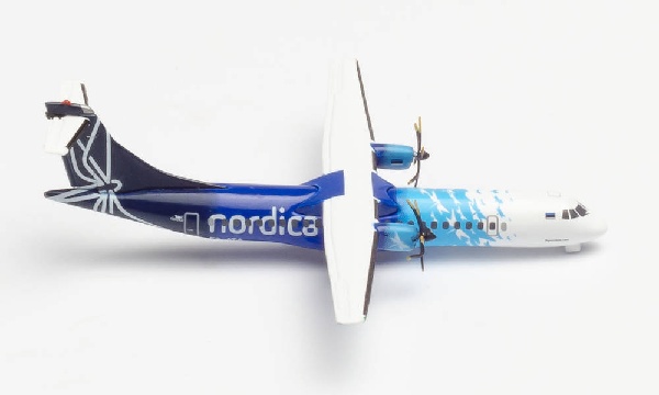 533782 Herpa Nordica / ノルディカ ATR-72-600 ES-ATA 1:500 お取り寄せ Herpa 1:500 Nordica / ノルディカ ATR 72 亜鉛ダイキャスト製