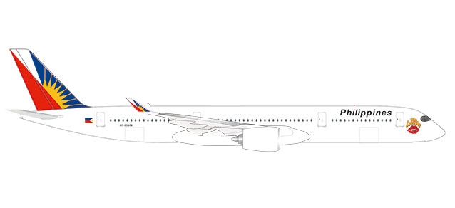 533836 Herpa Philippine / フィリピン航空 A350-900 The Love Bus RP-C3508 1:500 完売しました。 Herpa 1:500 Philippine Airlines / フィリピン航空 A350-900 亜鉛ダイキャスト製