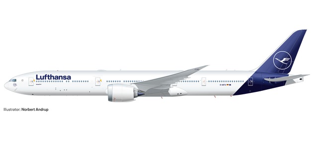 533904 Herpa Lufthansa / ルフトハンザドイツ航空 Boeing777-9 D-ABTA 1:500 予約中止 発売中止 完売しました。