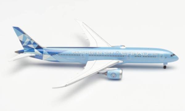 534239 Herpa ETIHAD AIRWAYS / エティハド航空 Manchester City B787-9 A6-BND 1:500 完売しました。