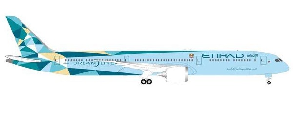 534420 Herpa ETIHAD AIRWAYS / エティハド航空 Greenliner Boeing787-10 A6-BMH 1:500 完売しました。 Herpa 1:500 ETIHAD AIRWAYS / エティハド航空 787-10 亜鉛ダイキャスト製