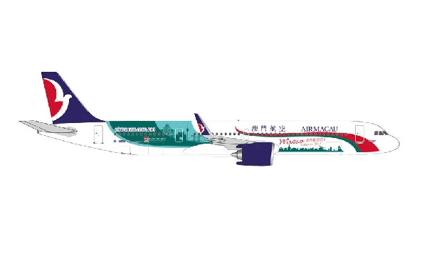 534444 Herpa Air Macau / マカオ航空 エア マカオ A321neo Macao welcomes you B-MBQ 1:500 完売しました。 Herpa 1:500 Air Macau / マカオ航空 エア マカオ A321neo 亜鉛ダイキャスト製