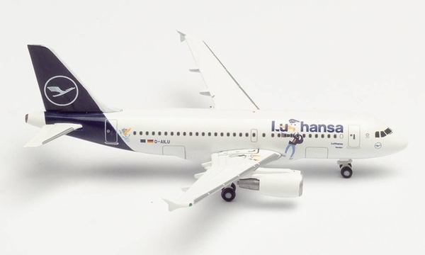 534451 Herpa Lufthansa / ルフトハンザドイツ航空 A319 Lu Verden D-AILU 1:500 完売しました。