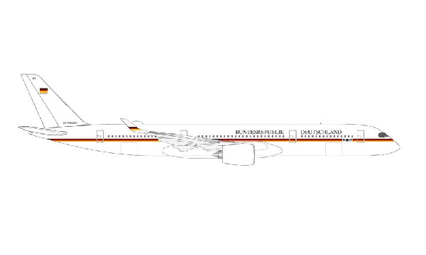 534468 Herpa Luftwaffe / ドイツ空軍 A350-900 10+03 1:500 完売しました。