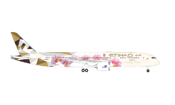 534611 Herpa ETIHAD AIRWAYS / エティハド航空 Choose Japan B787-9 A6-BLS 1:500 完売しました。 Herpa 1:500 ETIHAD AIRWAYS / エティハド航空 787-9 亜鉛ダイキャスト製