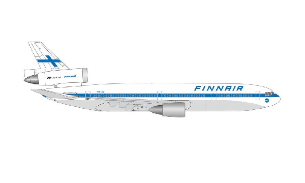534628 Herpa FINNAIR / フィンエア DC-10-30 OH-LHA 1:500 完売しました。