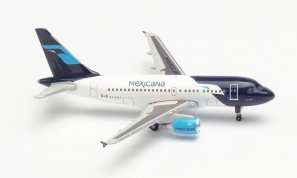 534772 Herpa MEXICANA / メキシカーナ航空　メヒカーナ A318 XA-UBT 1:500 完売しました。 Herpa 1:500 MEXICANA / メキシカーナ航空 メヒカーナ A318 亜鉛ダイキャスト製