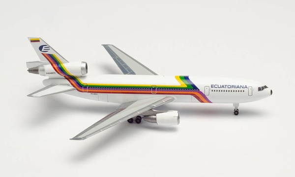 534819 Herpa Ecuatoriana / エクアトリアナ航空 DC-10-30 HC-BKO 1:500 メーカー完売 Herpa 1:500 Ecuatoriana / エクアトリアナ航空 DC-10 亜鉛ダイキャスト製
