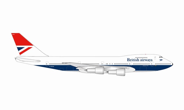 534857 Herpa British Airways / 英国航空 ブリティッシュ・エアウェイズ B747-100 747FAREWELL G-AWNN 1:500 完売しました。 Herpa 1:500 British Airways / 英国航空 ブリティッシュ・エアウェイズ 747-100 亜鉛ダイキャスト製