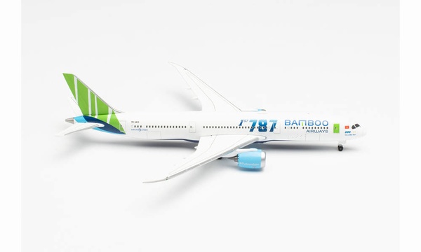 534994 Herpa Bamboo Airways / バンブーエアウエイズ B787-9 Ha Long Bay VN-A819 1:500 完売しました。 Herpa 1:500 Bamboo Airways / バンブーエアウエイズ 787-9 亜鉛ダイキャスト製
