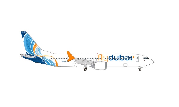 535076 Herpa Flydubai / フライドバイ B737 MAX9 A6-FNB 1:500 完売しました。