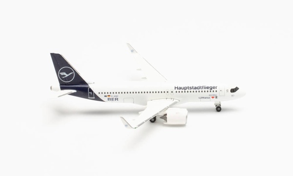 535090 Herpa Lufthansa / ルフトハンザドイツ航空 A320neo D-AINZ Hauptstadtflieger 1:500 完売しました。