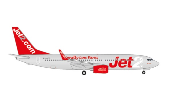 535137 Herpa Jet2.com / ジェットツー・コム B737-800 Jet2 Paris G-GDFP 1:500 完売しました。 Herpa 1:500 JET2.COM / ジェットツー・コム 737-800 亜鉛ダイキャスト製