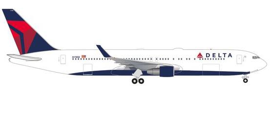 535335 Herpa Delta B767-300W N178DZ 1:500 完売しました。 Herpa 1:500 Delta Air Lines / デルタ航空 767-300 亜鉛ダイキャスト製