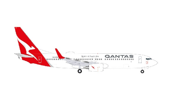 535502 Herpa Qantas / カンタス航空 B737-800 VH-VZR Coral Bay 1:500 完売しました。 Herpa 1:500 Qantas Airways / カンタス航空 737-800 亜鉛ダイキャスト製