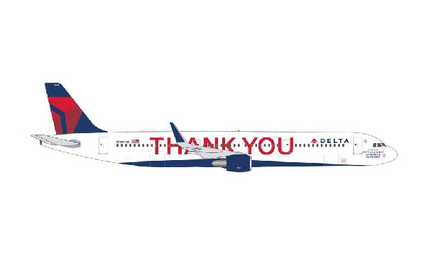 535519 Herpa Delta / デルタ航空 A321 N391DN Thank you 1:500 完売しました。 Herpa 1:500 Delta Air Lines / デルタ航空 A321 亜鉛ダイキャスト製