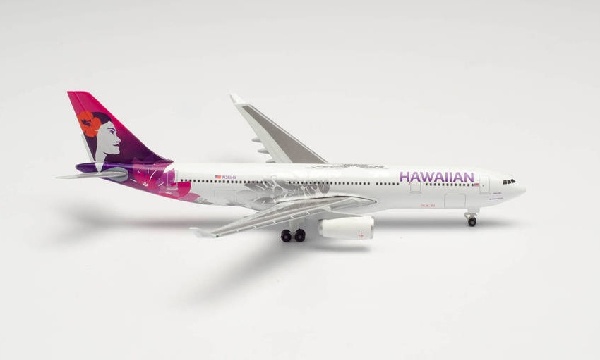 535557 Herpa HAWAIIAN / ハワイアン航空 A330-200 N361HA Hoku Mau 1:500 完売しました。 Herpa 1:500 Hawaiian Airlines / ハワイアン航空 A330-200 亜鉛ダイキャスト製