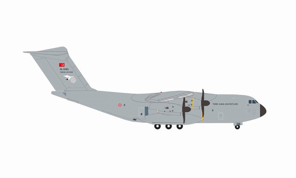535656 Herpa Turkish Air Force / トルコ空軍 A400M 221 18-0093 1:500 メーカー完売 Herpa 1:500 Turkish Air Force / トルコ空軍 A400M 亜鉛ダイキャスト製