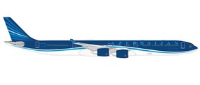535762 Herpa AZERBAIJAN / アゼルバイジャン航空 A340-600 4K-AI08 1:500 完売しました。 Herpa 1:500 AZERBAIJAN / アゼルバイジャン航空 A340-600 亜鉛ダイキャスト製