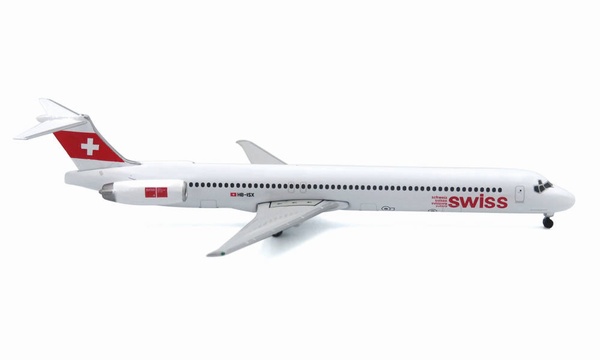 535977 Herpa SWISS / スイス航空 MD-83 HB-ISX 1:500 完売しました。