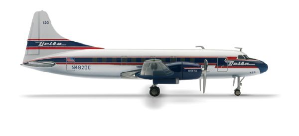 551267 Herpa Delta / デルタ航空 CV-440 1:200 完売しました。 Herpa 1:200 Delta Air Lines / デルタ航空 CV440 亜鉛ダイキャスト製