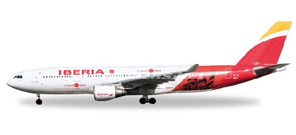558624 Herpa Iberia / イベリア航空 A330-200 EC-MIL Madrid Heart of Spain 1:200 完売しました。 Herpa 1:200 Iberia / イベリア航空 A330-200 プラスチック製