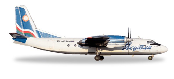 558839 Herpa YAKUTIA AIRLINES / ヤクーツク航空 AN-24RV RA-46510 1:200 完売しました。 Herpa 1:200 YAKUTIA AIRLINES / ヤクーツク航空 An-24 亜鉛ダイキャスト製