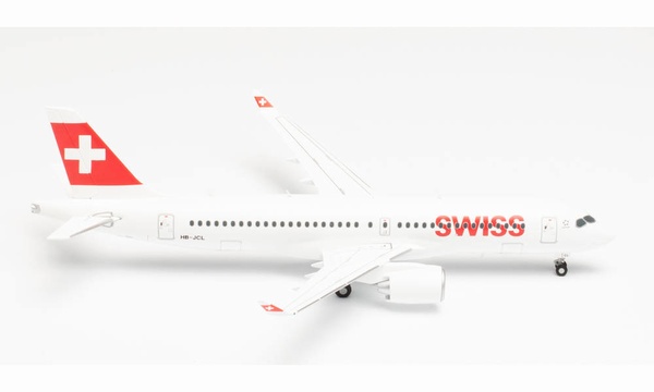 558952-001 Herpa SWISS / スイス航空 A220-300 HB-JCL 1:200 完売しました。