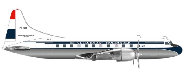 559393 Herpa KLM / ＫＬＭオランダ航空 CV340 PH-TGD Pieter Brueghel 1:200 メーカー完売