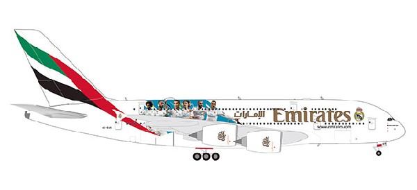 559508 Herpa Emirates / エミレーツ航空 A380 Real Madrid 2018 A6-EUG 1:200 完売しました。 Herpa 1:200 Emirates / エミレーツ航空 A380 プラスチック製