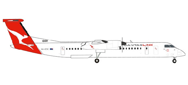 559546 Herpa QantasLink / カンタスリンク Dash 8 Q400 VH-QOK 1:200 完売しました。 Herpa 1:200 QantasLink / カンタスリンク Q400 亜鉛ダイキャスト製
