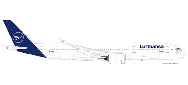 559577 Herpa Lufthansa / ルフトハンザドイツ航空 A350-900 D-AIXM 1:200 完売しました。