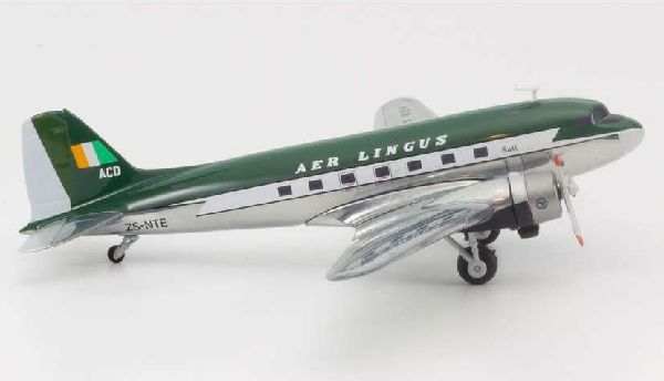 559737 Herpa Aer Lingus / エアリンガス C-47A ベルリン大空輸70周年記念 1:200 完売しました。 Herpa 1:200 Aer Lingus / エアリンガス C-47 (DC-3) スカイトレイン 亜鉛ダイキャスト製