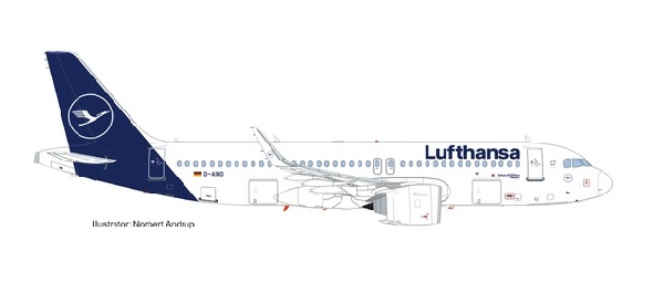 559768 Herpa Lufthansa / ルフトハンザドイツ航空 Rastatt A320neo D-AINO 1:200 完売しました。 Herpa 1:200 Lufthansa / ルフトハンザドイツ航空 A320neo プラスチック製