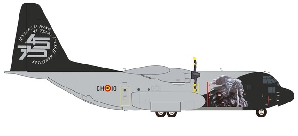 559843 Herpa ベルギー空軍 C-130H CH-10 15th 1:200 お取り寄せ Herpa 1:200 Belgium Air Force / ベルギー空軍 C-130 ハーキュリーズ 亜鉛ダイキャスト製