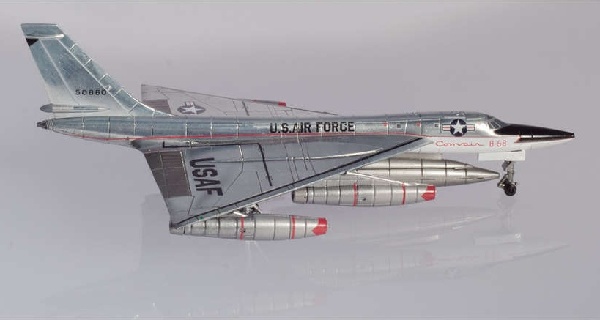 559850 Herpa アメリカ空軍 USAF Convair B-58 Hustler 55-0660 1:200 完売しました。