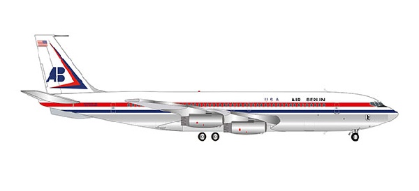 559911 Herpa Air Berlin / エアベルリン USA B707-300 N763AB 1:200 完売しました。