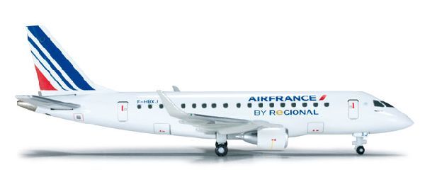 562331 Herpa Air France by Regional エールフランス航空 リージョナル Embraer E170 F-HBXJ 1:400 完売しました。 Herpa 1:400 Air France by Regional / エールフランス リージョナル E170 亜鉛ダイキャスト製
