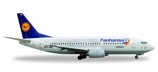 562546 Herpa Lufthansa FANHANSA / ルフトハンザドイツ航空 B737-300 D-ABEK 1:400 完売しました。 Herpa 1:400 Lufthansa / ルフトハンザドイツ航空 737-300 亜鉛ダイキャスト製