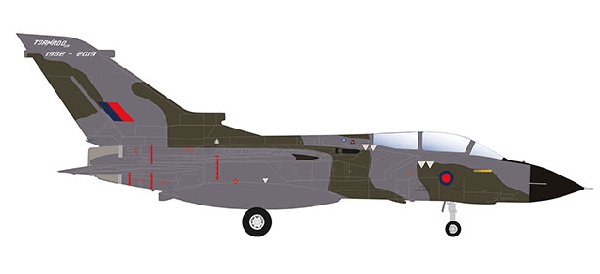 570503 Herpa イギリス空軍 / RAF トーネード No31sq 退役記念塗装 GR.4 ZG752 1:200 完売しました。