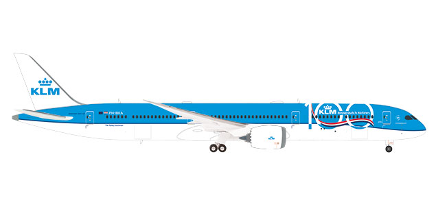 570589 Herpa KLM / ＫＬＭオランダ航空 Boeing787-10 PH-BKA 100th Ann 1:200 完売しました。 Herpa 1:200 KLM / KLMオランダ航空 787-10 プラスチック製