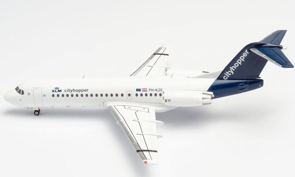 570640 Herpa KLM Cityhopper / ＫＬＭシティホッパー F-70 PH-KZE 1:200 完売しました。