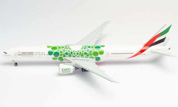570664 Herpa Emirates / エミレーツ航空 Expo2020 Green B777-300ER A6-ENB 1:200 完売しました。 Herpa 1:200 Emirates / エミレーツ航空 777-300 プラスチック製