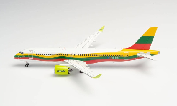 570770 Herpa airBaltic Lithuania / エア　バルティック リトアニア A220-300 YL-CSK 1:200 完売しました。
